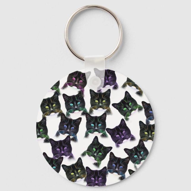 Porte-clés Chats cool (Recto)