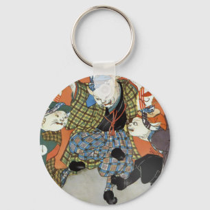 Porte-clés Chats dans le porte - clé de kilts