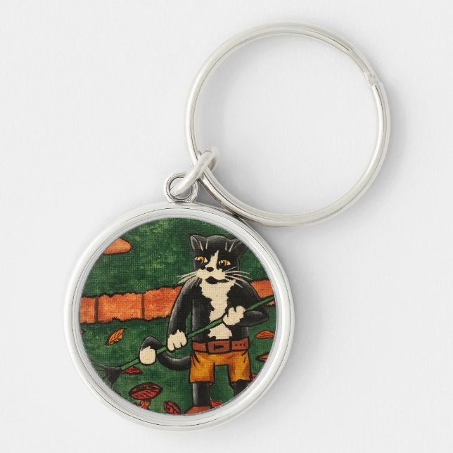 Porte-clés Chats de jardin (Devant)