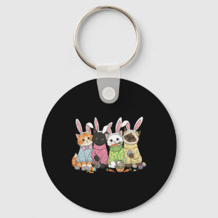 Porte-clés Chats Mignons Lapins Oreilles Kitten Squad Chasse