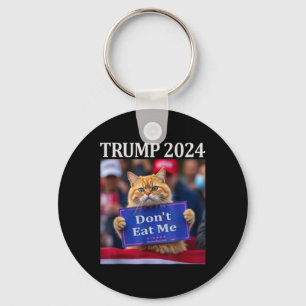 Porte-clés Chats Ne Me Mangez Pas Pour Trump 2024