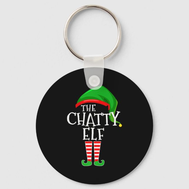 Porte-clés Chatty Elf Family Matching Group Christmas Premium (Recto)
