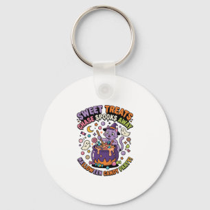 Porte-clés Chaudière de bonbons d'Halloween friandises effray