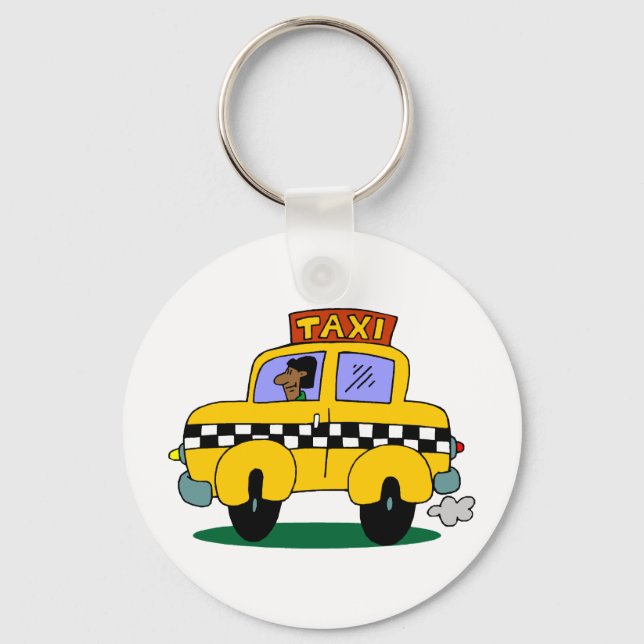 Porte-clés chauffeur de taxi (Recto)