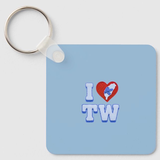 Porte-clés Chaussons d'amour Taïwan (Recto)