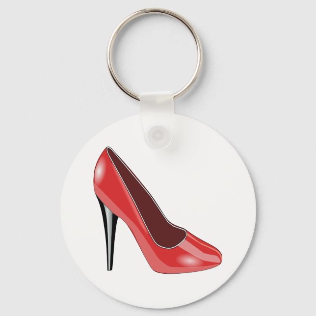 Porte-clés Chaussure rouge (Recto)