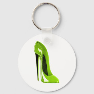 Porte-clés Chaussure Stiletto Vert Lime