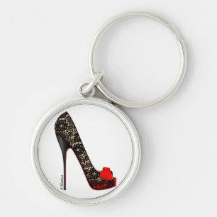 Porte-clés Chaussure stylet Illutration d'orteil de