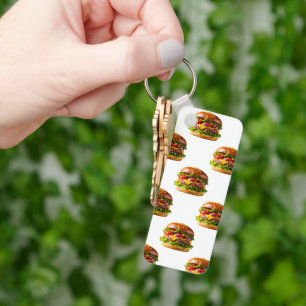 Porte-clés ChaussureHabille hamburger empilé thic