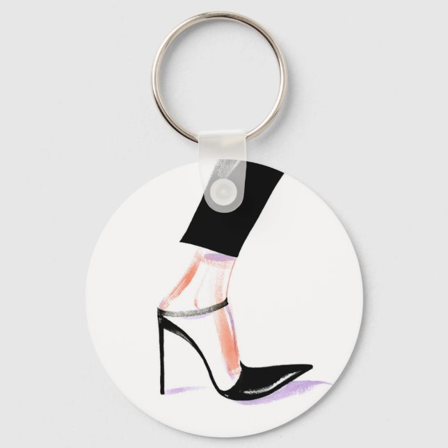 Porte-clés Chaussures à talon élevé pour femmes (Recto)