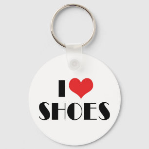 Porte-clés Chaussures I Love Heart - Amateur de chaussures de