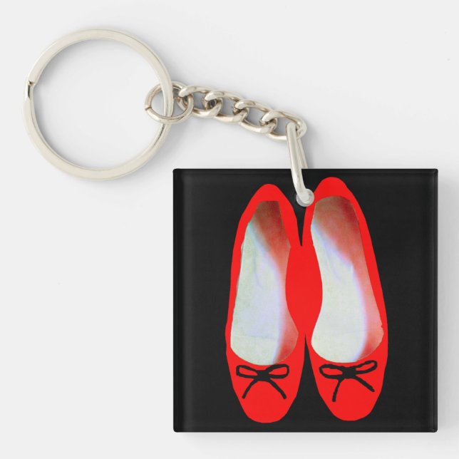 Porte-clés Chaussures rouges (Devant)