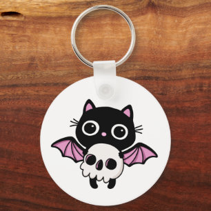 Porte-clés Chauve-souris de Halloween mignonne - Pun parfaite