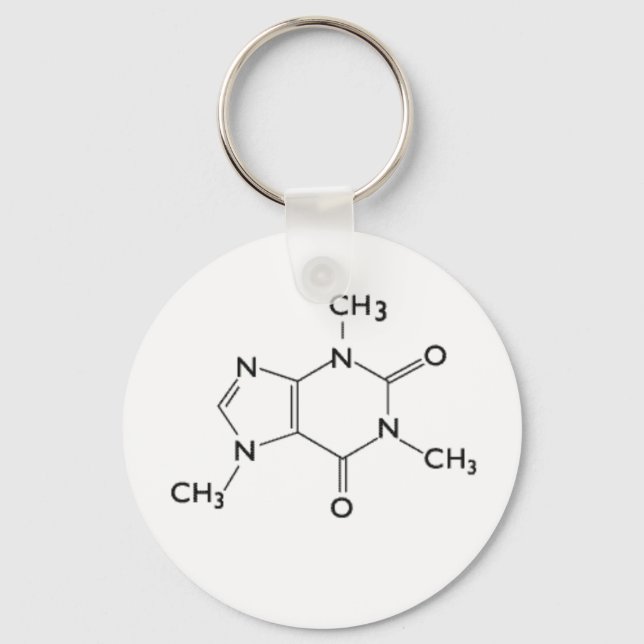 Porte-clés Chaveiro da cafeína (Recto)