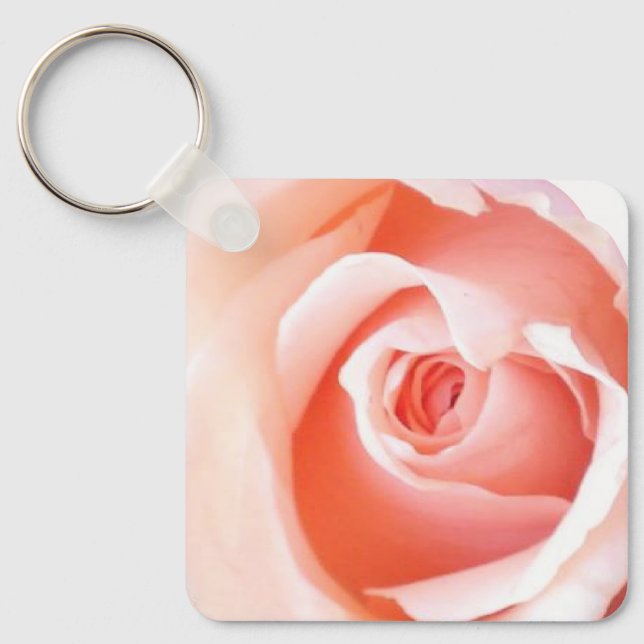 PORTE-CLÉS CHAVEIRO DE NATUREZA COM ROSA (Recto)