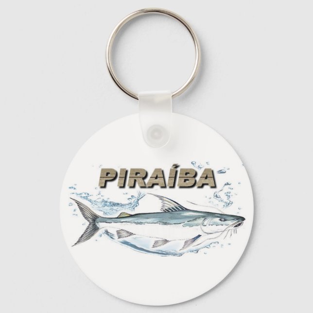 Porte-clés Chaveiro de Pesca - Peixe Piraíba (Recto)