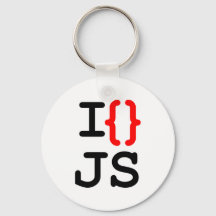 "Chaveiro I {} JS - I love Javascript"