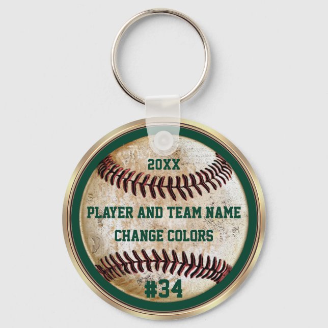 Porte-clés Cheap Baseball Gifts, Cool Keychains Personalized (Recto)