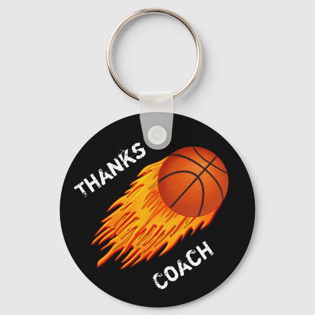Porte-clés Cheap Customizable Coach Gift Ideas Basketball (Recto)