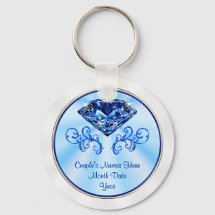 Porte-clés Cheap Personalized Sapphire Party Favors