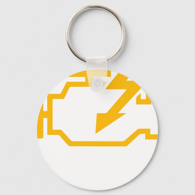 Porte-clés Check Engine Light Funny Mechanic Macanic Machanic (Recto)
