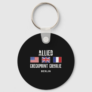 Porte-clés Checkpoint Charlie Guerre froide Berlin Mur Est Al