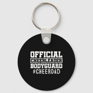 Porte-clés Cheer Papa Funny Papa Pom-pom girl officiel Bodygu