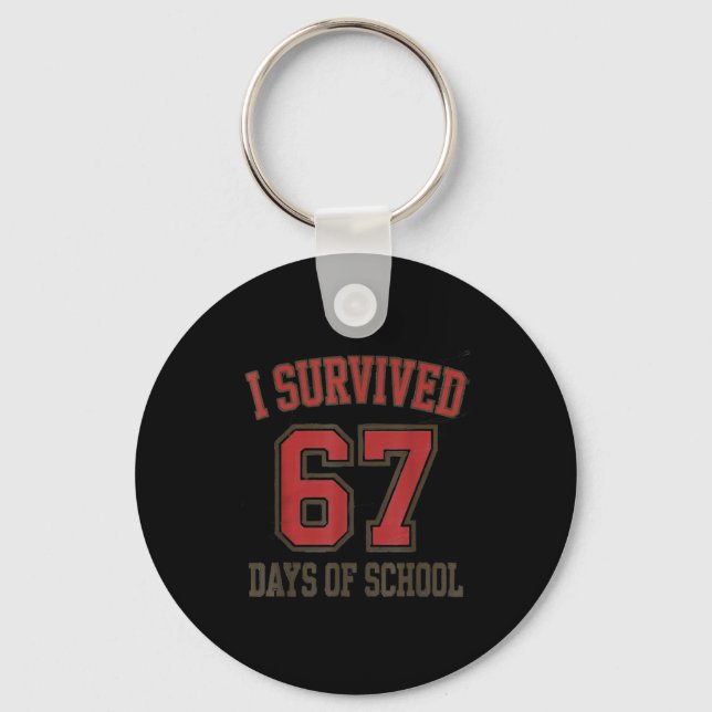 Porte-clés Cheer Squad I Survived 67 Days Of School Slang Gen (Recto)