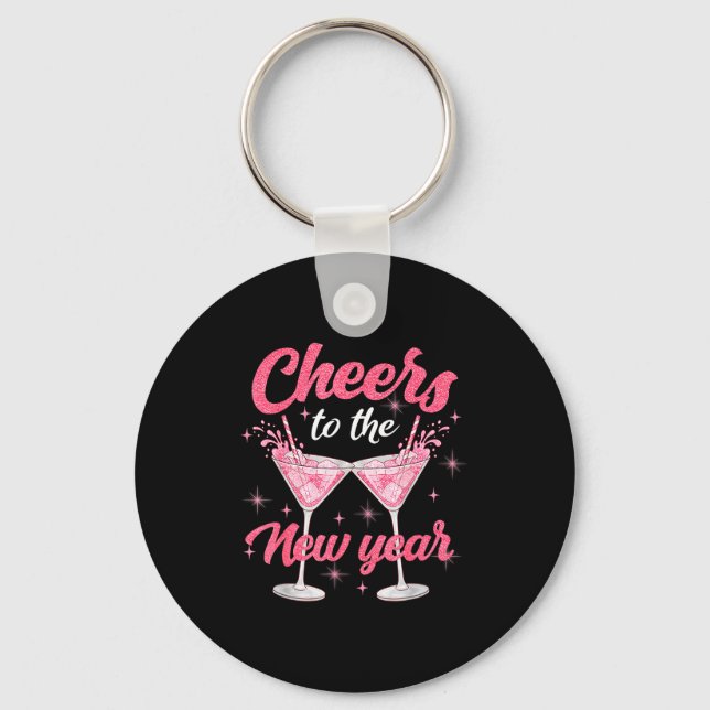 Porte-clés Cheer To The New Year Happy New Year 2026 Countdow (Recto)