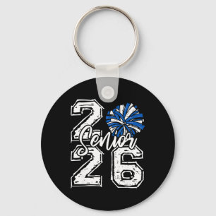 Porte-clés Cheerleader de la promotion 2026 Senior 2026 Pom-P