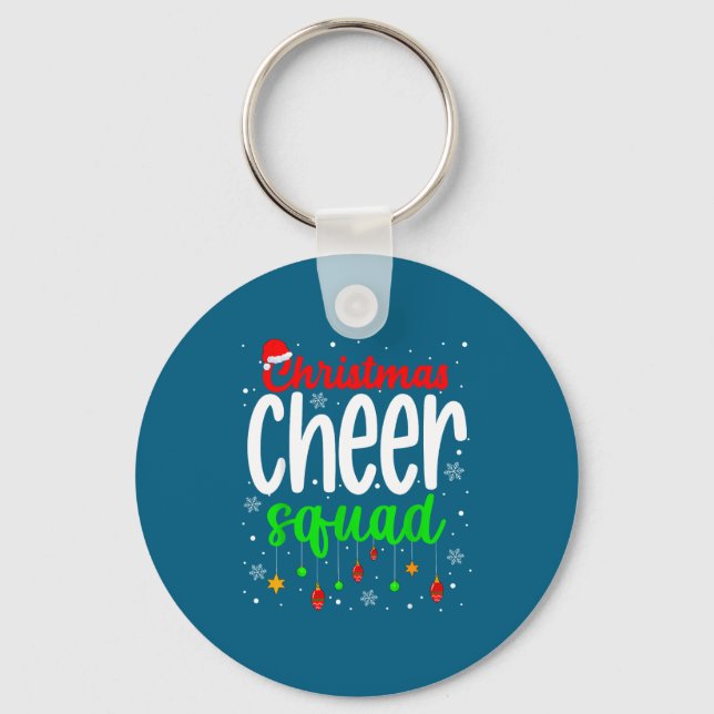 Porte-clés Cheerleading Srts Lover Christmas Cheer Squad  (Recto)
