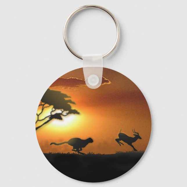 Porte-clés Cheetah et porte - clé Gazelle (Recto)