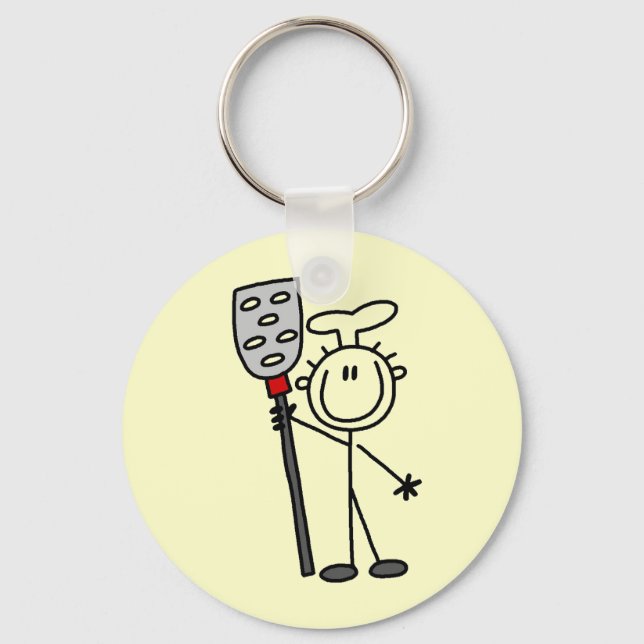 Porte-clés Chef avec spatule (Recto)