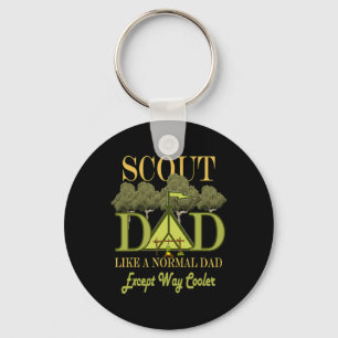 Porte-clés Chef De Scout Papa Camping Scouting Pour Hommes Pè
