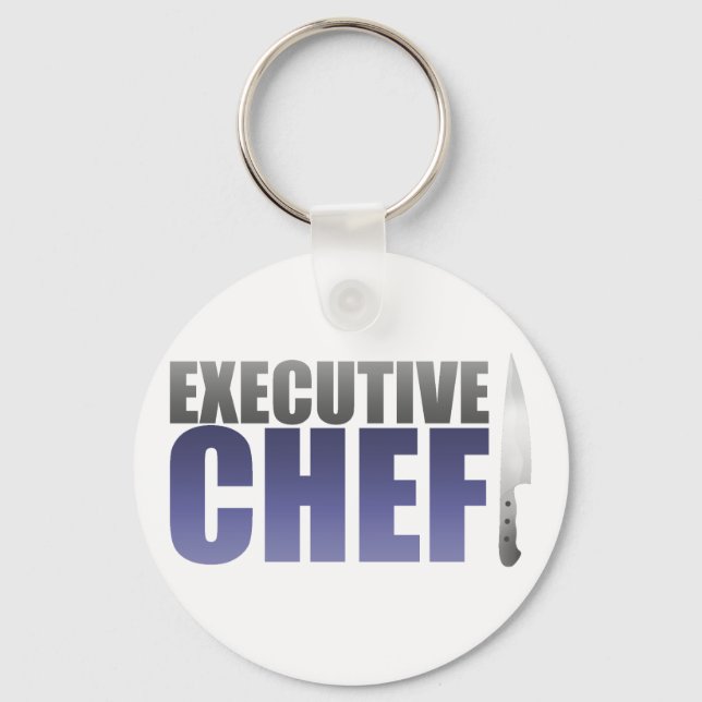 Porte-clés Chef exécutif bleu (Recto)