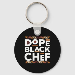 Porte-clés Chef Noir Drogue Histoire Noire Mélanine Chef Noir