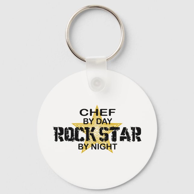Porte-clés Chef Rock Star by Night (Recto)