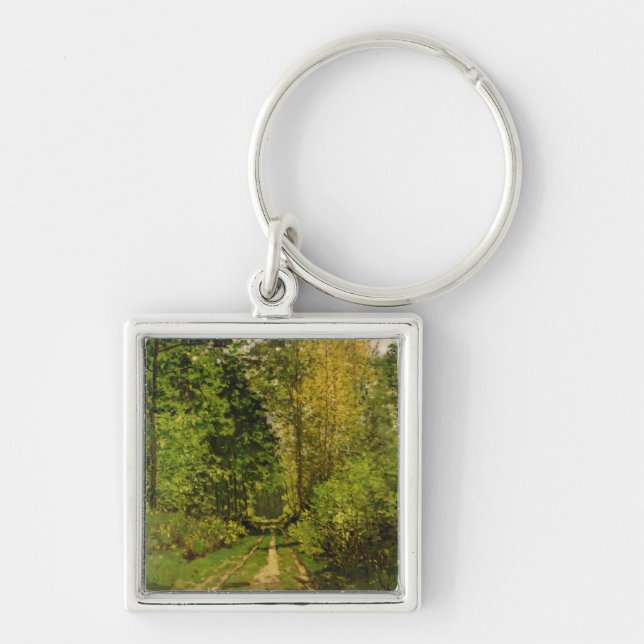 Porte-clés Chemin boisé de Claude Monet | (Devant)