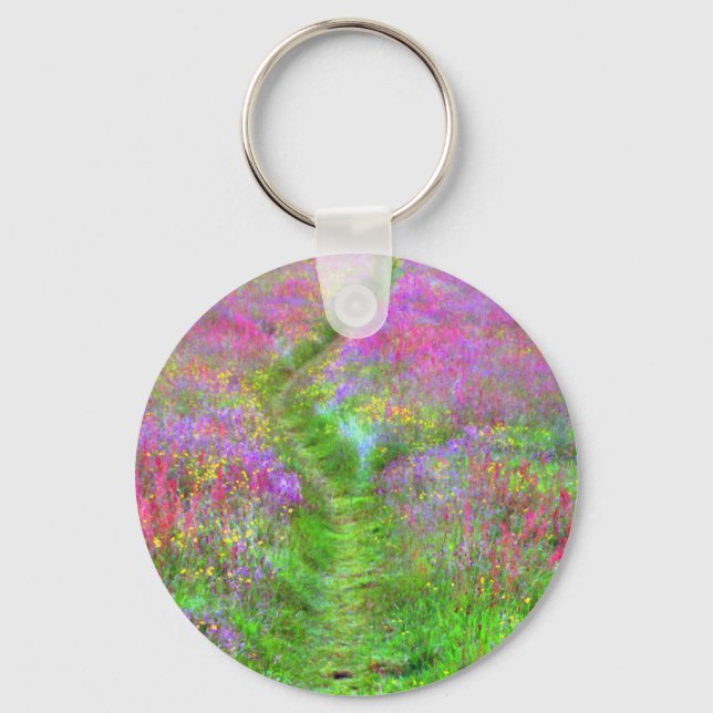 Porte-clés Chemin vers le porte - clé des bois (Recto)