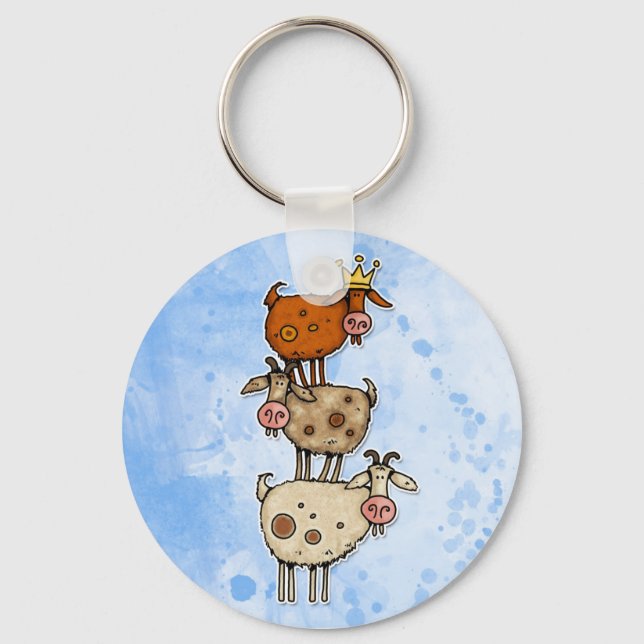 Porte-clés cheminée de chèvre (Recto)