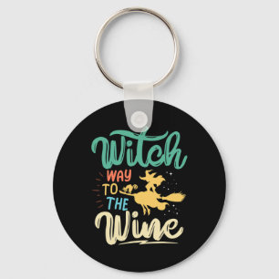 Porte-clés Chemise À Vin Pour Femmes Sortir Du Chemin Au Vin