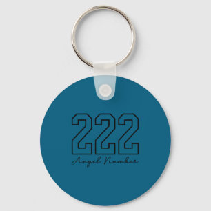 Porte-clés Chemise Ange Numéro 222 Numérologie Spiritualité