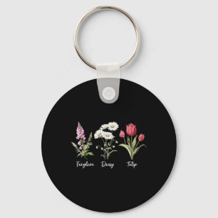 Porte-clés Chemise Anti Trump Fleur Subtile Foxglove Da