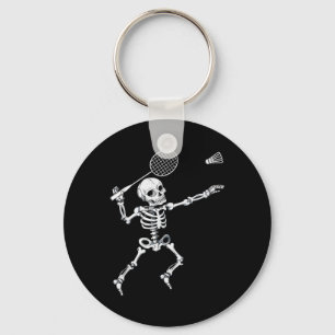 Porte-clés Chemise Badminton Skeleton Shalloween Smash Shuttl