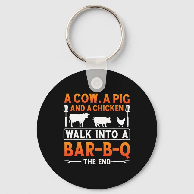 Porte-clés Chemise Barbecue A Vache (Recto)