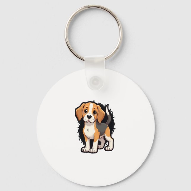 Porte-clés Chemise beagle Chien T (Recto)