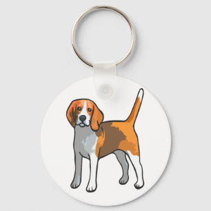 Porte-clés Chemise beagle Chien T
