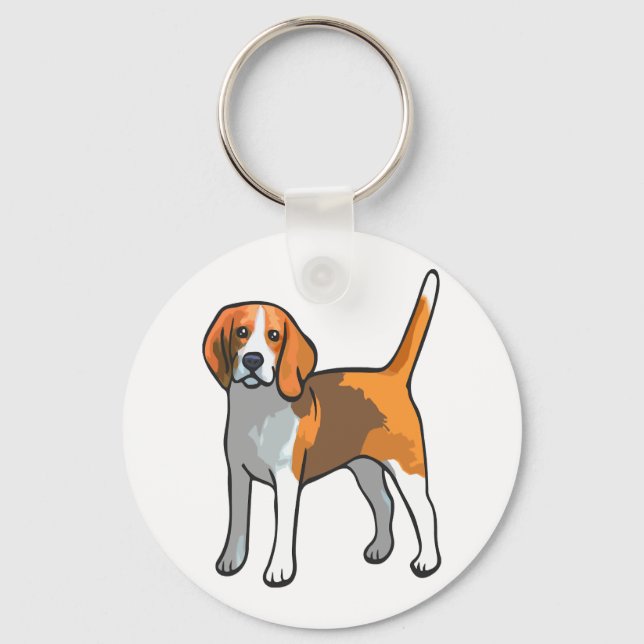 Porte-clés Chemise beagle Chien T (Recto)