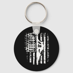 Porte-clés Chemise Cadeau D'escalade De Roche De Drapeau Cool