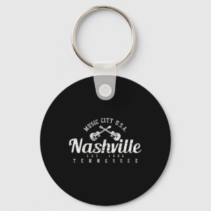 Porte-clés Chemise Cadeau Musique Country Usa Tennessee Nashv